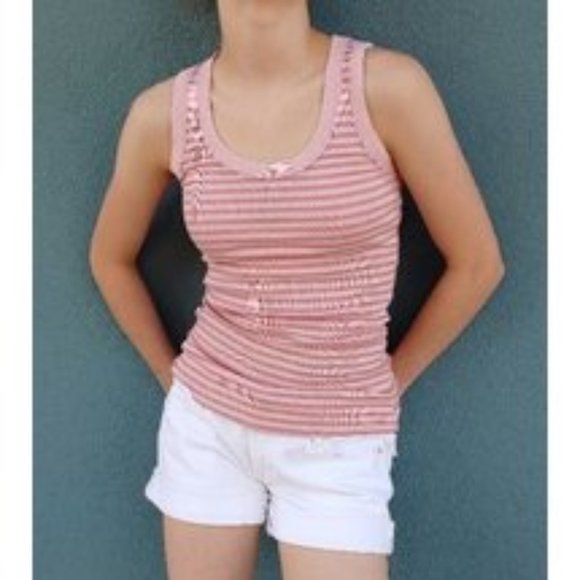 Crown Jewel Tiburon Stripe Tank- Fandango - Picture 1 of 6